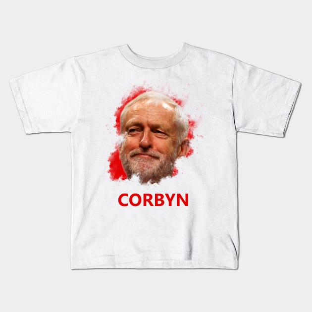 Jeremy Corbyn Kids T-Shirt by DBZClubStore